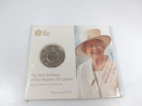 £5 Queen 90th birthday crown 2016
