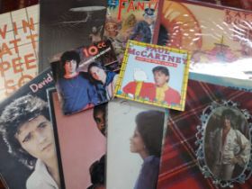 A collection of 1970's and 1980's LPs, and 45s.