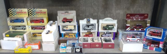 Diecast cars and Commercial vehicles by various makers including Lledo, The Dandy Comic two van set,
