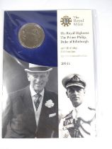 £5 coin Prince Philip 90th Birthday 2011