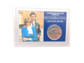 Marriage of Charles & Diana coin 1981