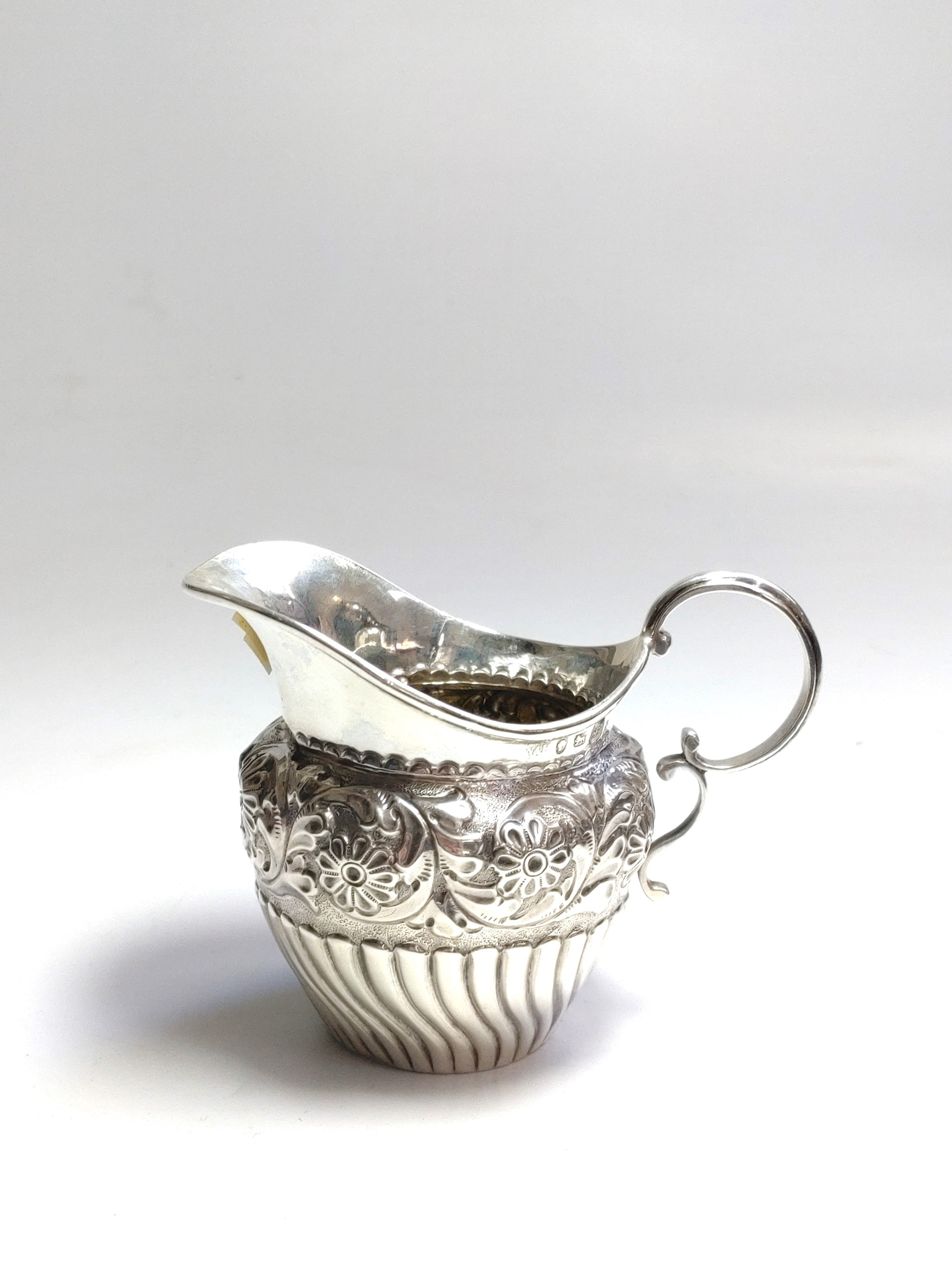 A sterling Silver cream jug 1889.