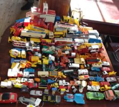 Dinky Toys early post-war 23d Auto Union Racing Car and diecast vehicles including Matchbox, Corgi