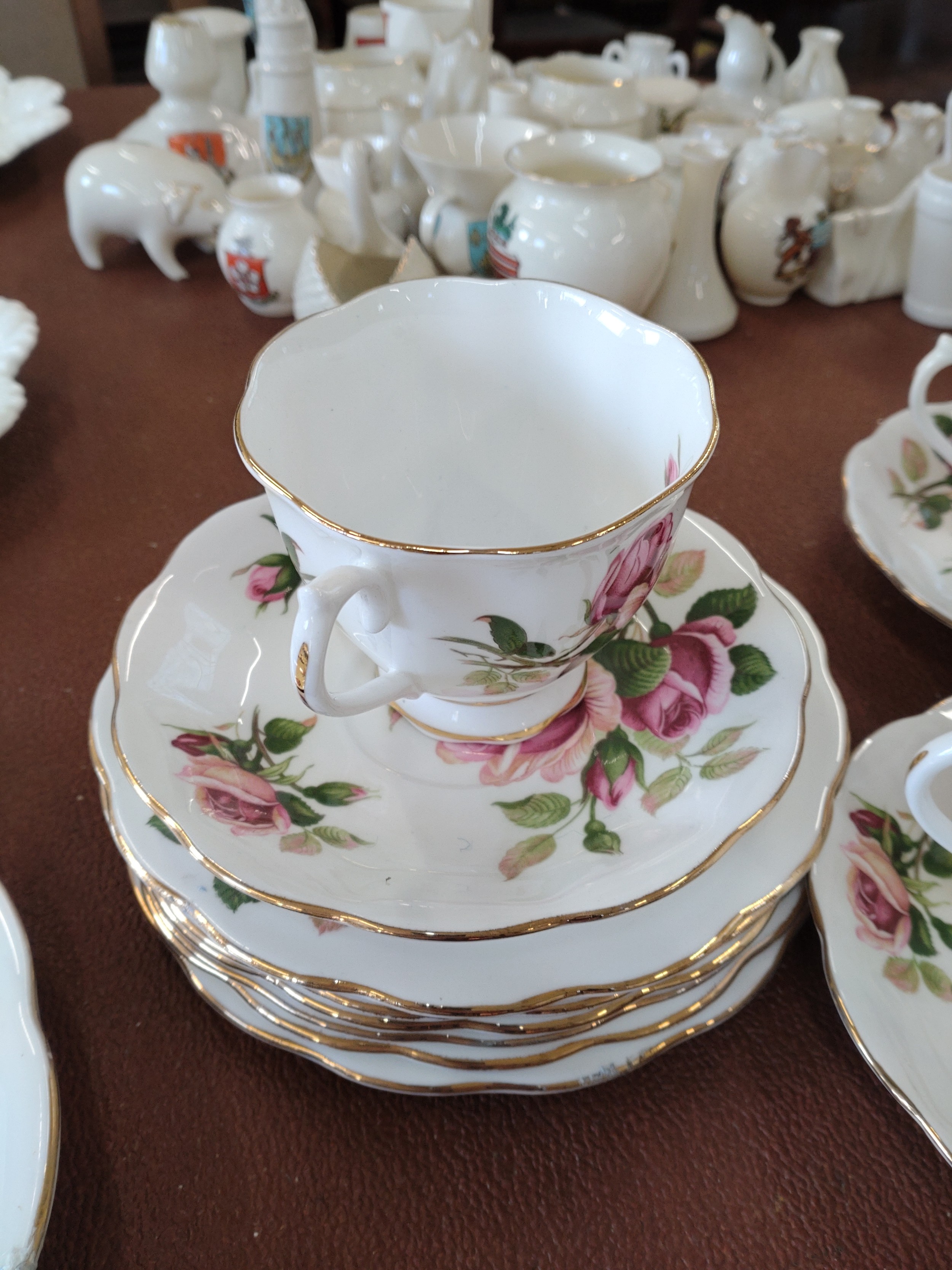 Ceramics by different makers including Royal Albert Anniversary Rose part tea-service (lacks teapot) - Image 5 of 5