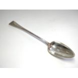 A George III Sterling Silver basting spoon, Solomon Hougham London 1804