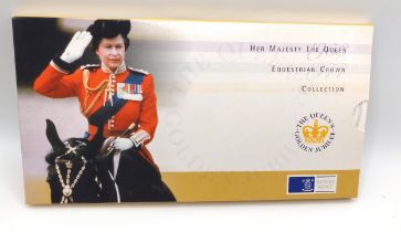 £5 Queen Elizabeth Equestrian Crown Collection 2002