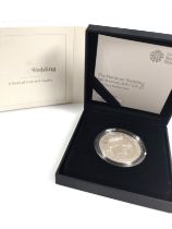 £5 Queen Platinum Wedding silver proof coin. 2017