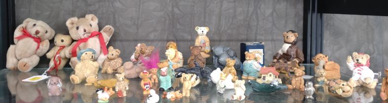 Miniature teddy bears, troll and a cottage (41)