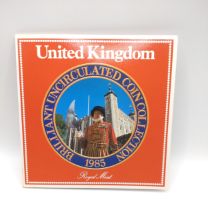 UK Brilliant Uncirculated Coin Collection. 1985