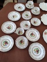 Ceramics by different makers including Royal Albert Anniversary Rose part tea-service (lacks teapot)