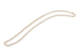 A 9ct gold belcher-link chain, with Birmingham hallmark, length 63cmGeneral surface wear, scuffs and