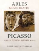 Pablo Picasso (1881-1973) Musée Réattu - Arles, 1971 lithograph 68 x 50cm.