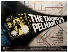 The Taking of Pelham 123, 1974 British Quad film poster 84 x 108cm, unframed.