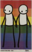 Stik (b.1979) London Pride signed in marker pen (lower right) coloured print 56 x 34cm Centre fold