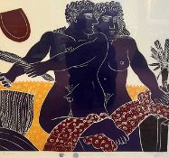 Alexandre Fassianos (1935-2022) L'amour la Gloire, 1988 39/50, signed, numbered, and titled (in