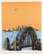 Paul Hogarth (1917-2001) Tower Bridge; and Sydney Harbour both signed, titled, and numbered in