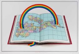 Patrick Hughes (b.1939) Under the Weather, 1981 artist's proof, signed, titled, and dated in