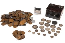 A collection of English milled silver coinage