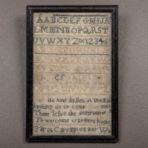 An early 19th century needlework sampler