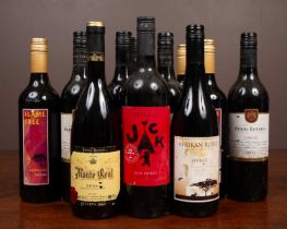 A collection of red wine