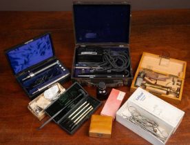 A small collection of various medical instruments