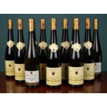 Ten bottles of Domaine Zind-Humbrecht Riesling and two bottles of Domaine Saint-Remy Gewurztraminer