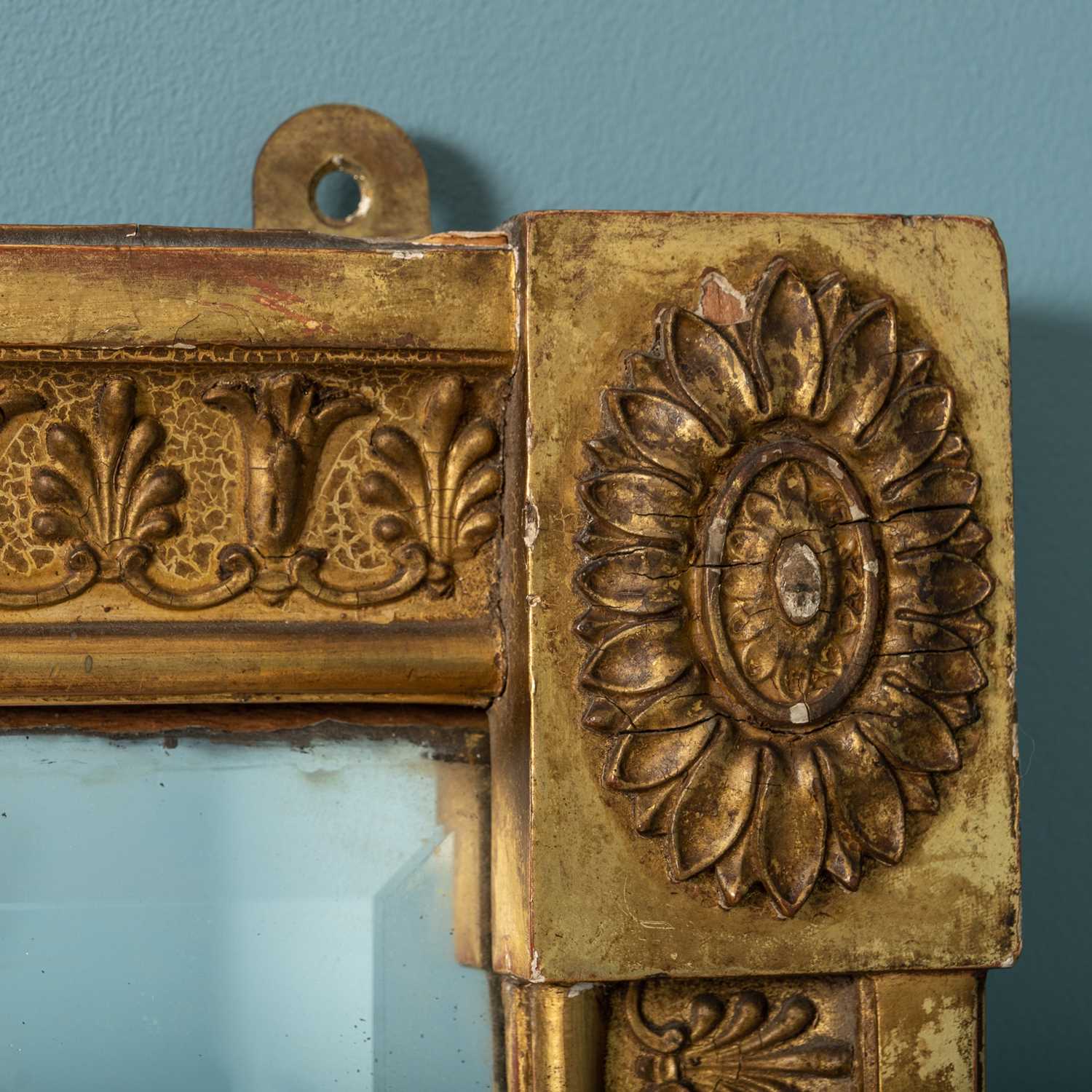 A 19th century rectangular giltwood wall mirror - Image 3 of 5