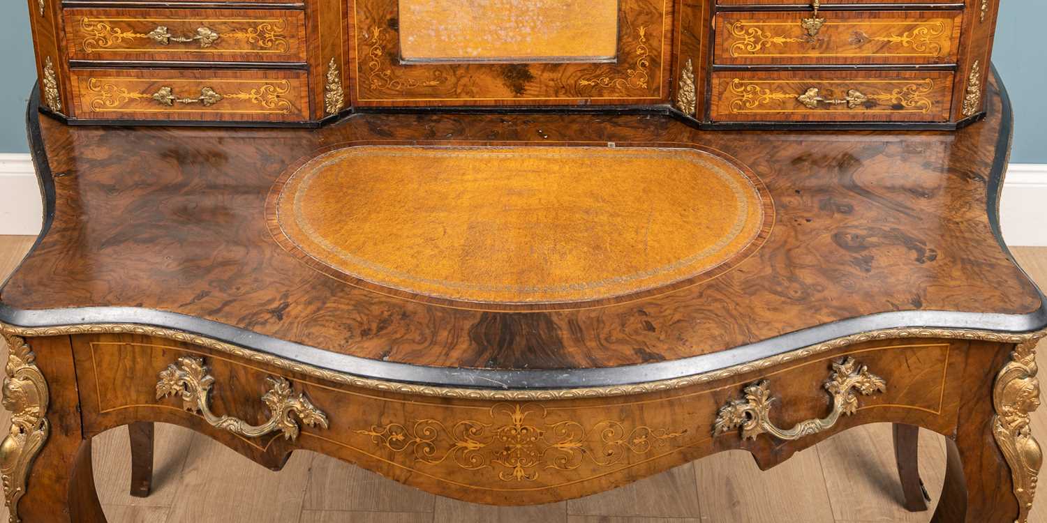 A 19th century French, lady's writing desk - Image 3 of 9