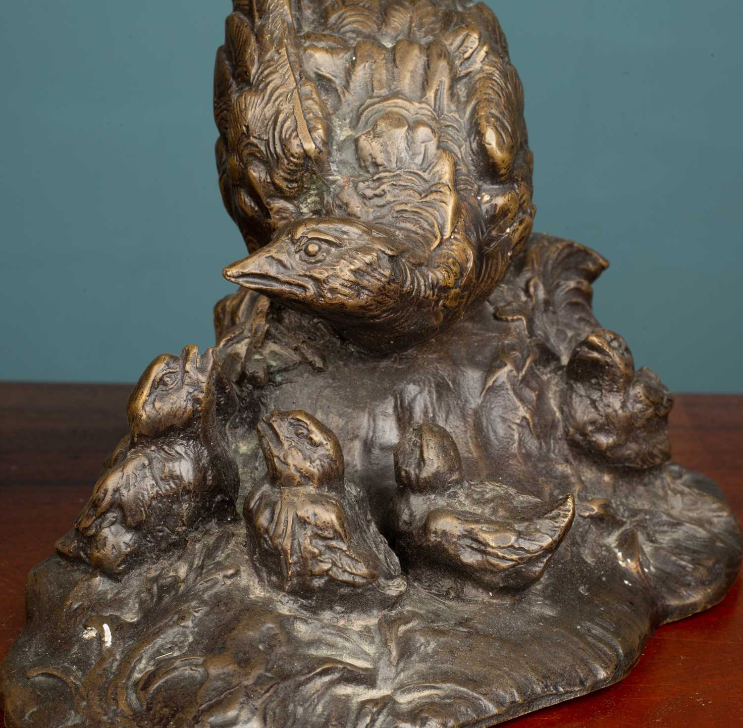 A contemporary bronze sculpture of a Kingfisher and a contemporary bronze sculpture of a Pheasant - Image 3 of 3