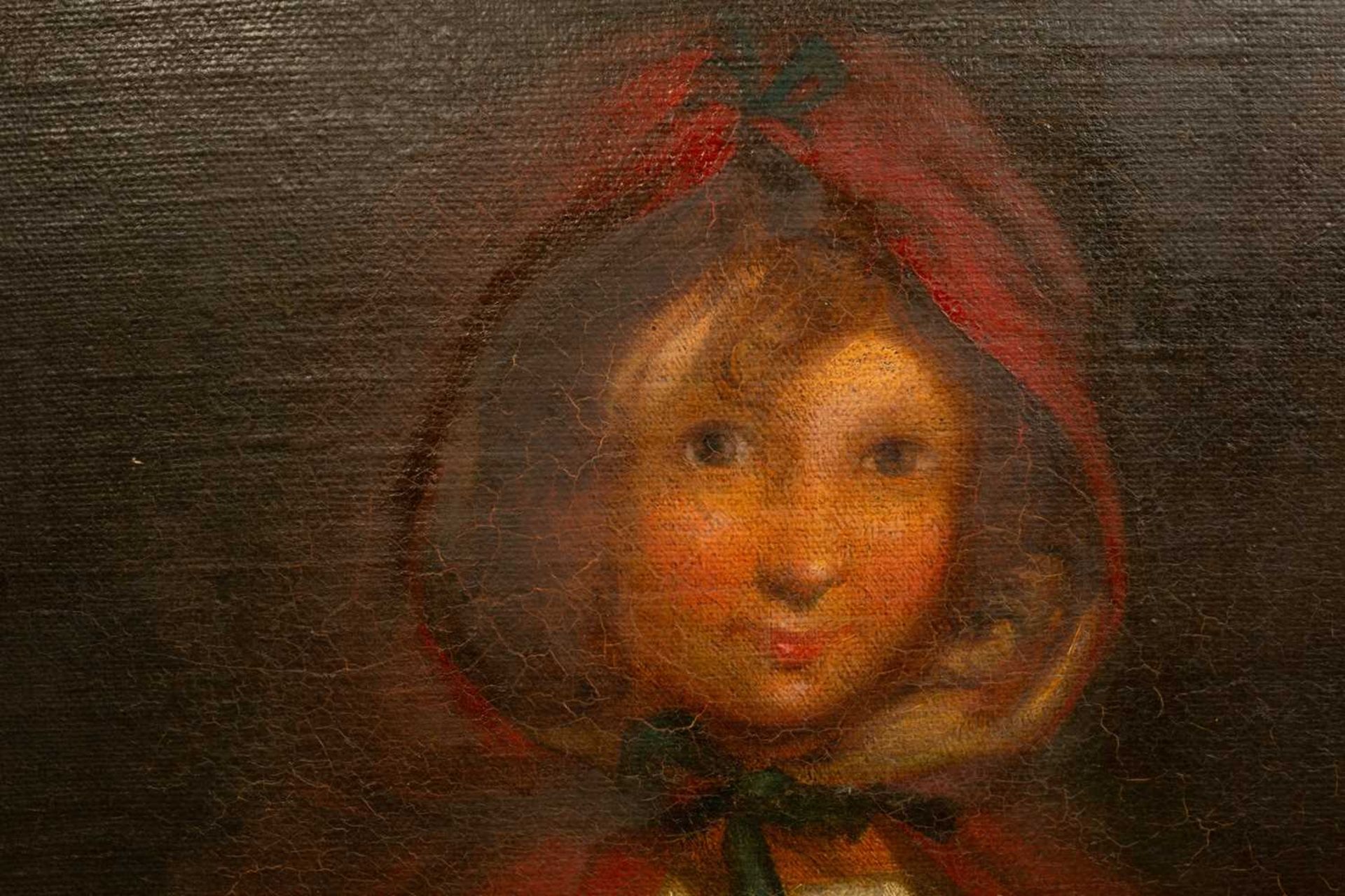 19th century English school, portrait of a young girl - Bild 2 aus 3