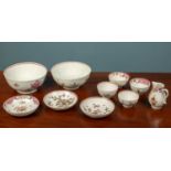 A group of 18th century porcelain tea wares