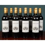 Twelve bottles of Chateau Lanessan