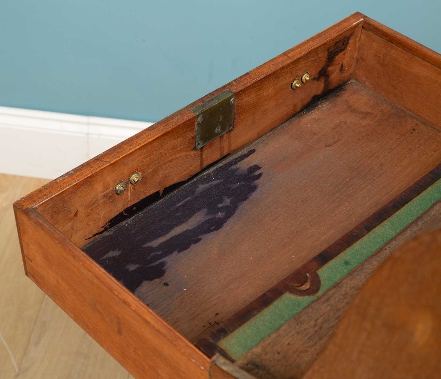 A Regency mahogany library writing cabinet - Image 5 of 6