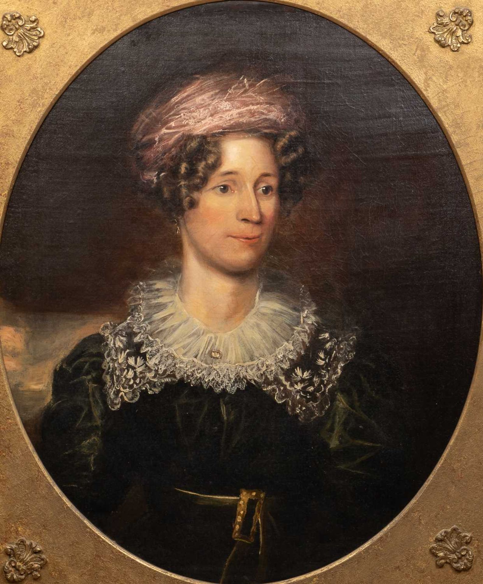 A portrait of an 18th century lady