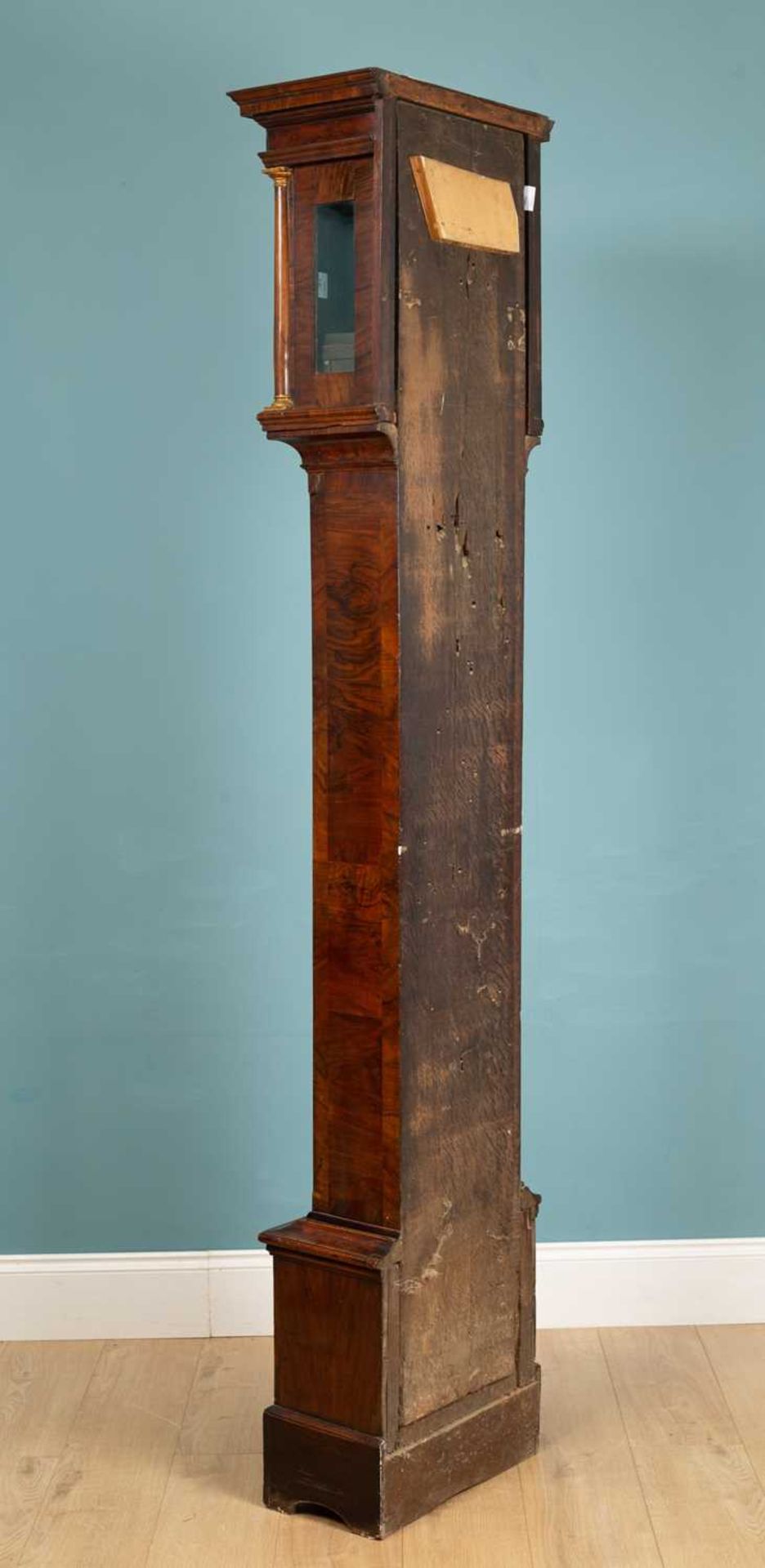 An 18th century and later walnut long case clock - Bild 4 aus 8