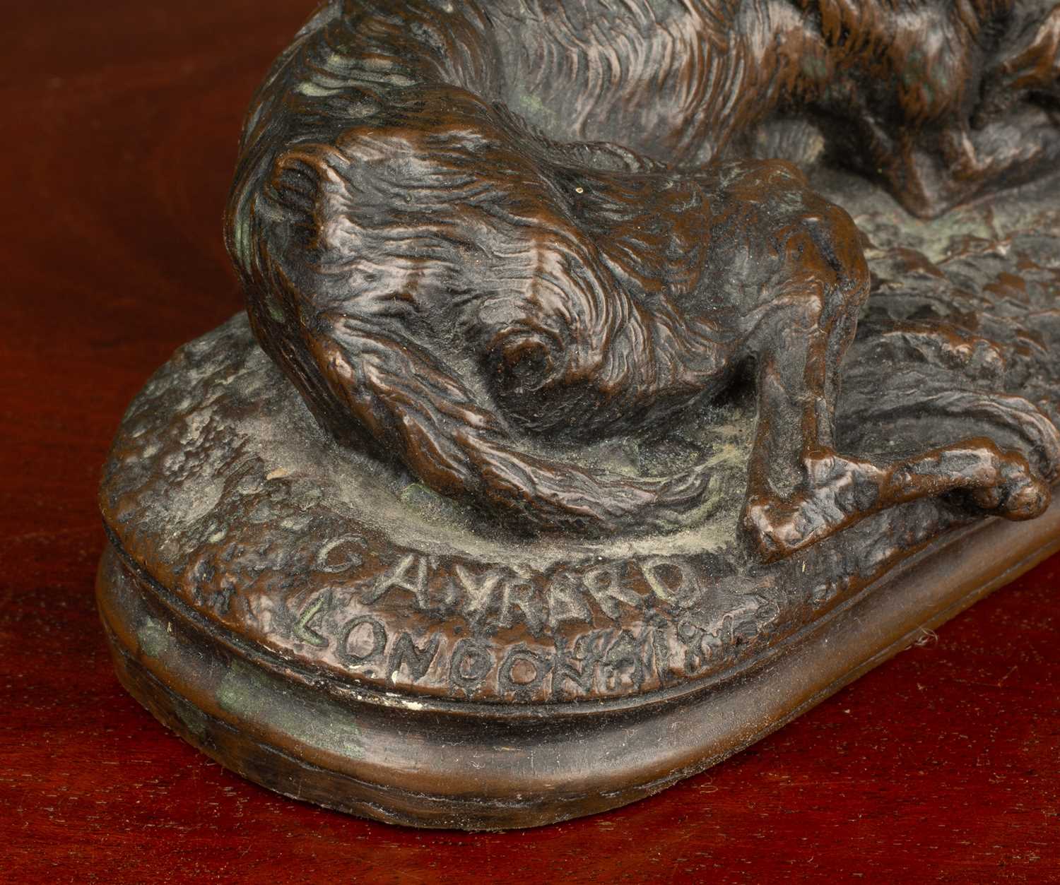 Paul Gayrard (b.1807-d.1855), Irish wolfhound resting - Image 3 of 3