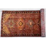 A Middle Eastern Karajeh rug