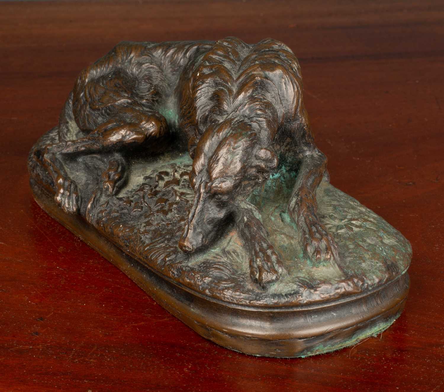 Paul Gayrard (b.1807-d.1855), Irish wolfhound resting - Image 2 of 3