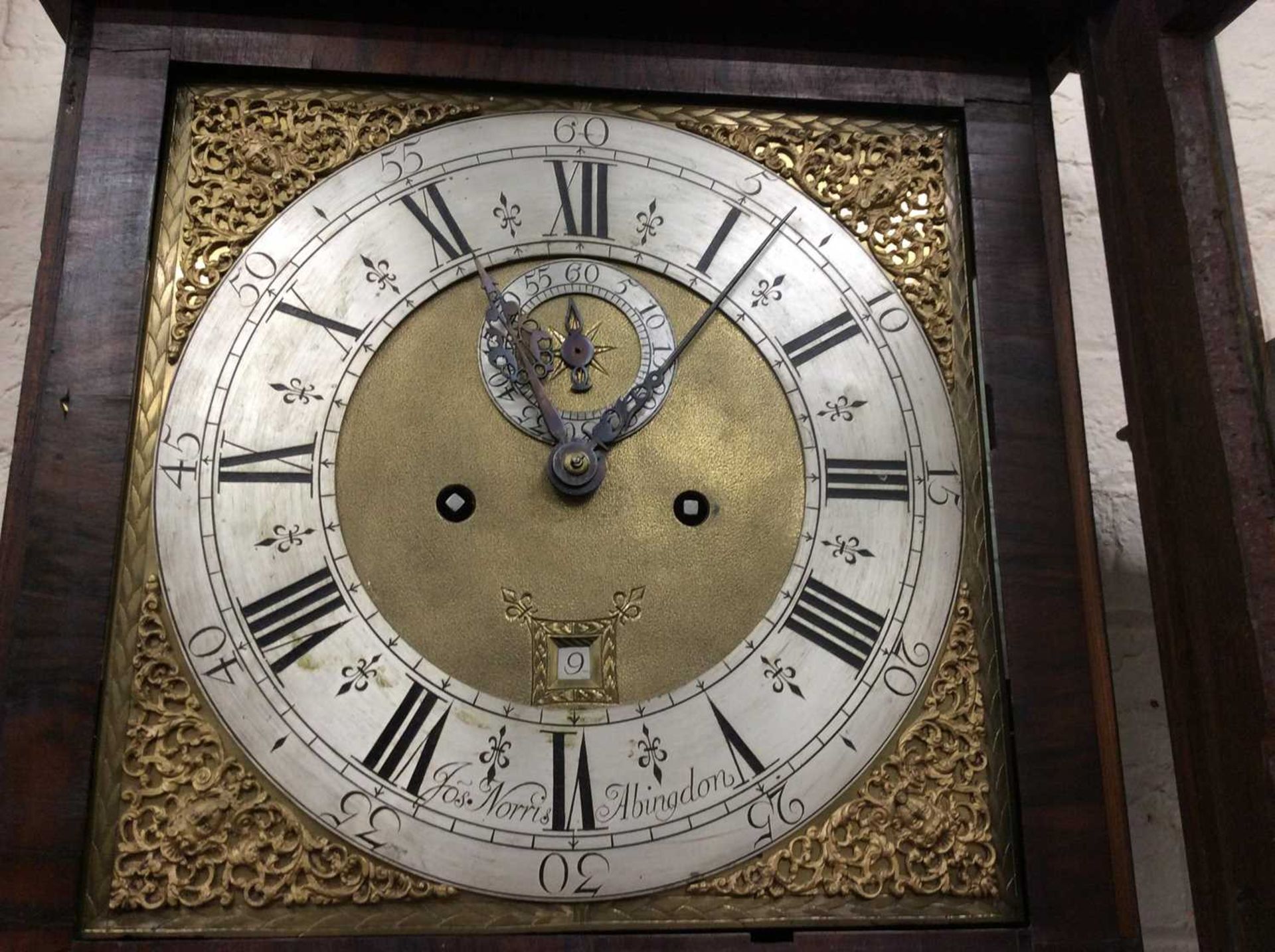 An 18th century and later walnut long case clock - Bild 7 aus 8