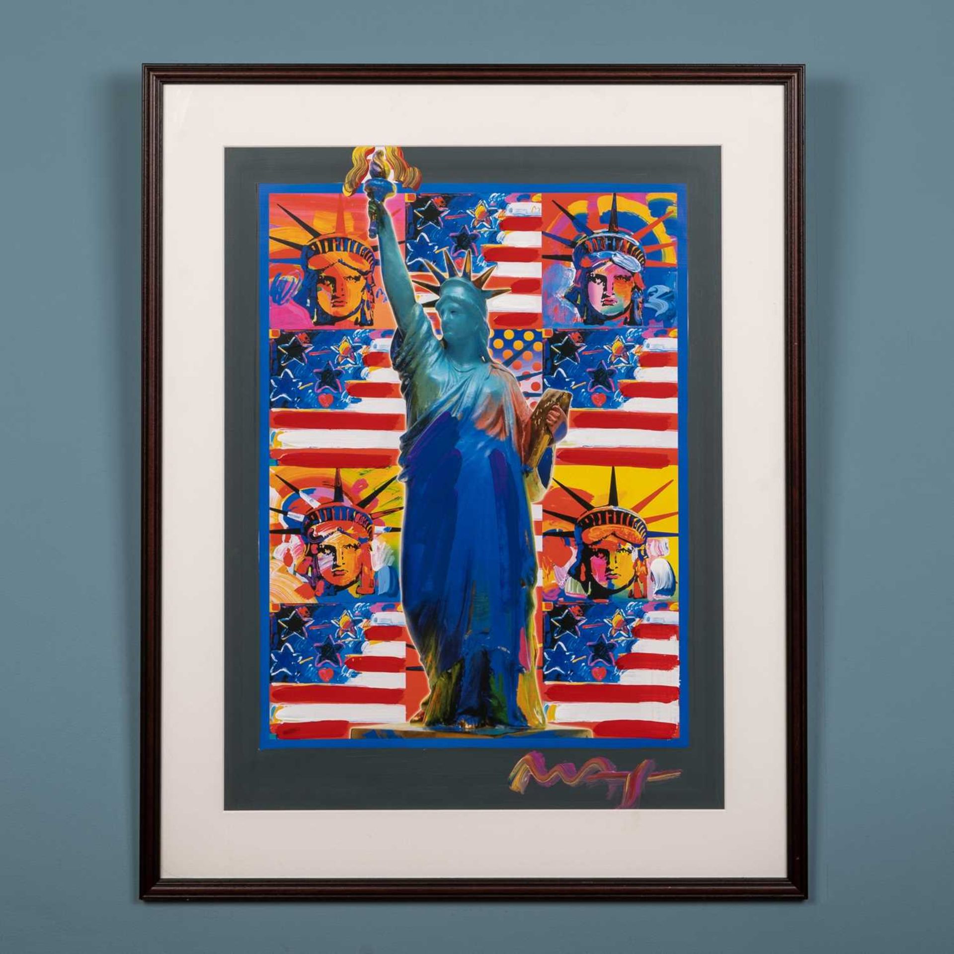 Peter Max (American, b.1937-), God Bless America - With Five Liberties - Image 2 of 6