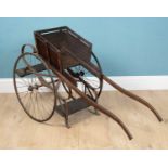 A small 19th century or Edwardian child's goat cart