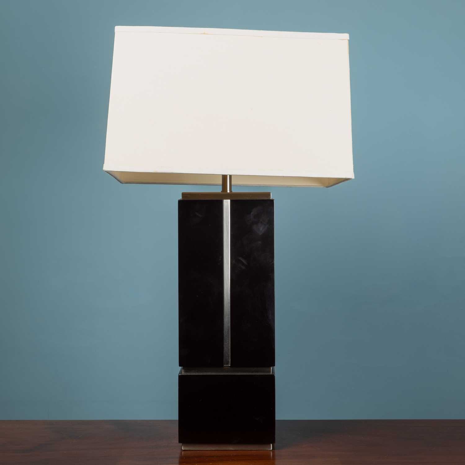 A large Willy Rizzo table lamp