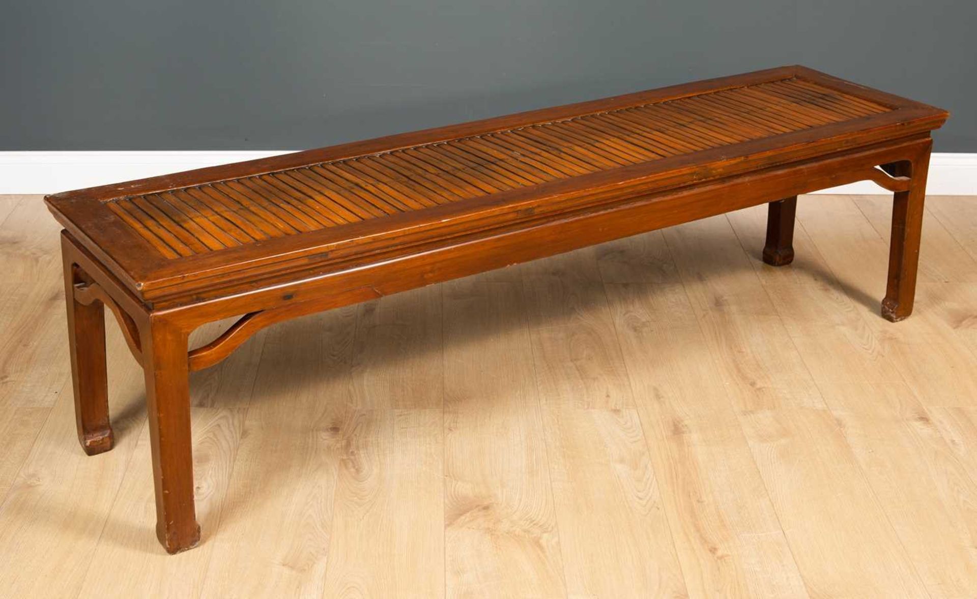 A Chinese low hardwood table