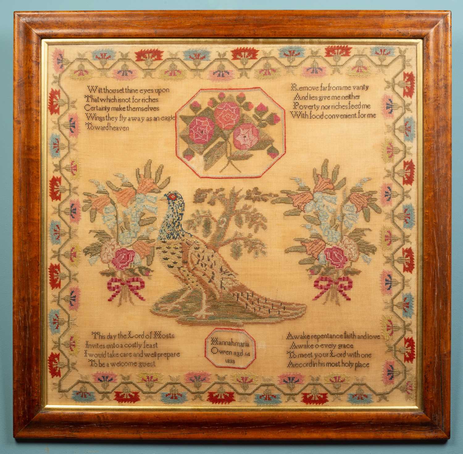 A George III large sampler