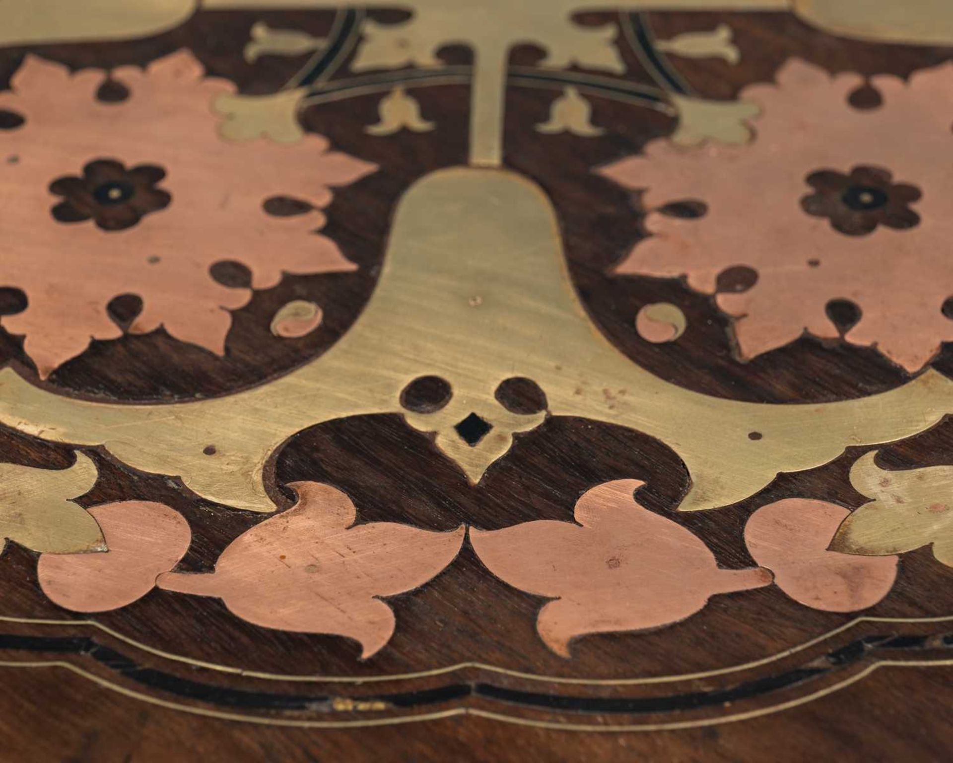 A late 19th century style Anglo-Indian octagonal folding coffee table - Image 5 of 9