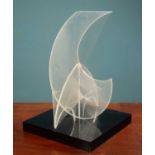 Frederick George Hughes (b.1924-d.2004), Perdix, perspex and nylon wire sculpture