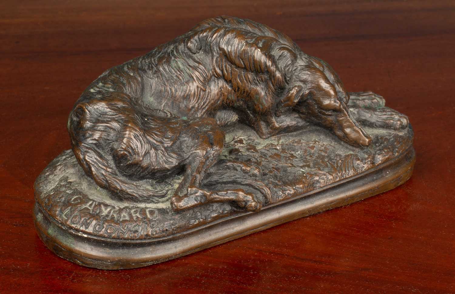 Paul Gayrard (b.1807-d.1855), Irish wolfhound resting