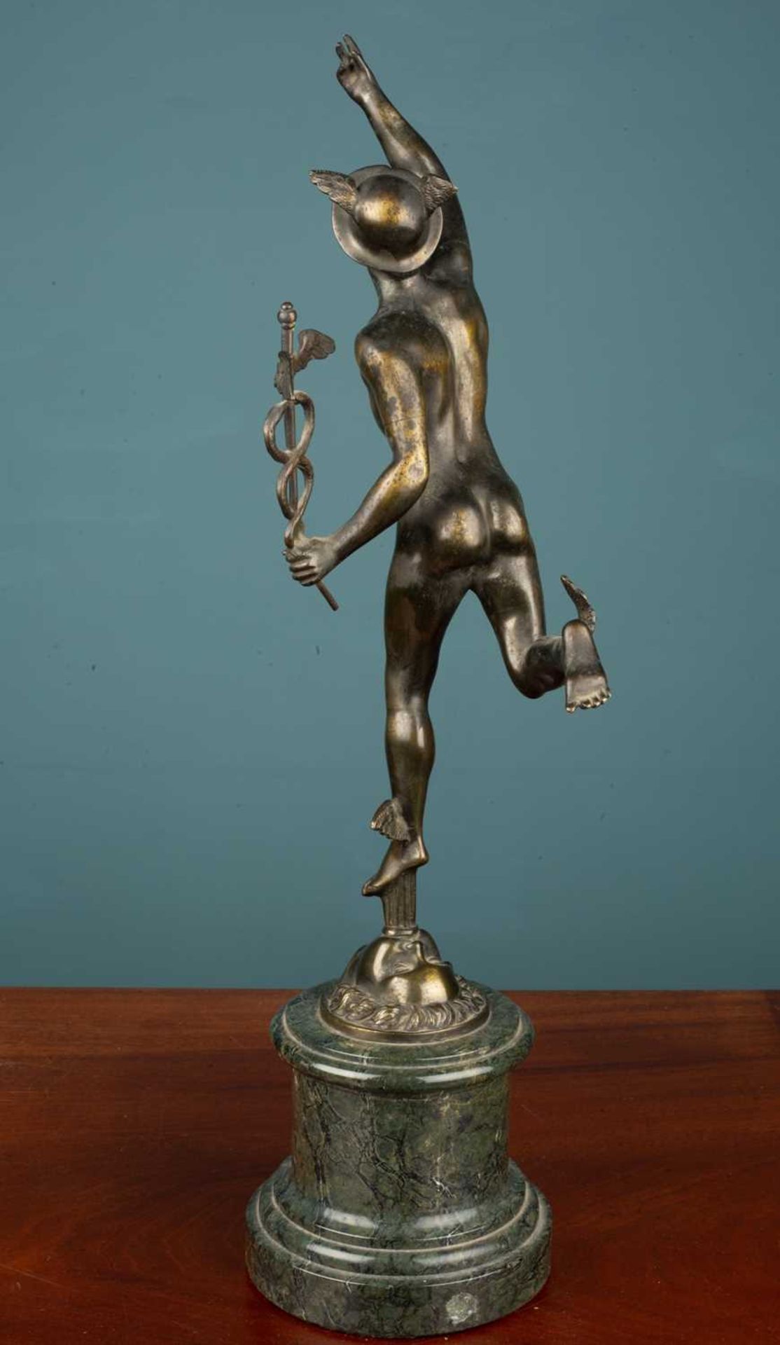 A 19th century sculpture of Mercury - Image 2 of 4