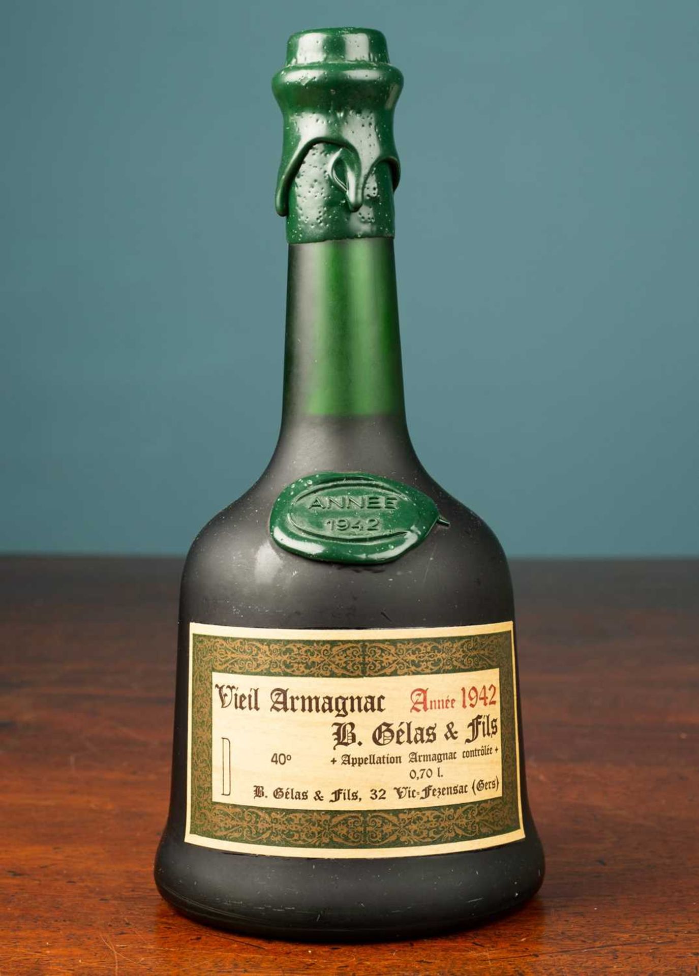 A bottle of Vieil Armagnac 1942