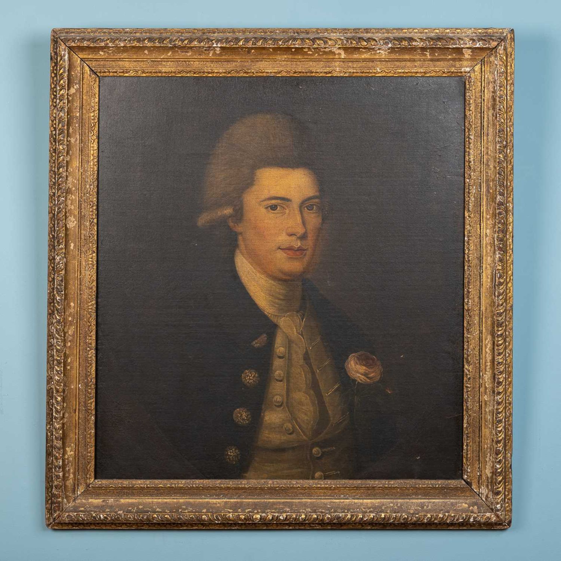 18th century school, portrait of a gentleman - Image 3 of 8